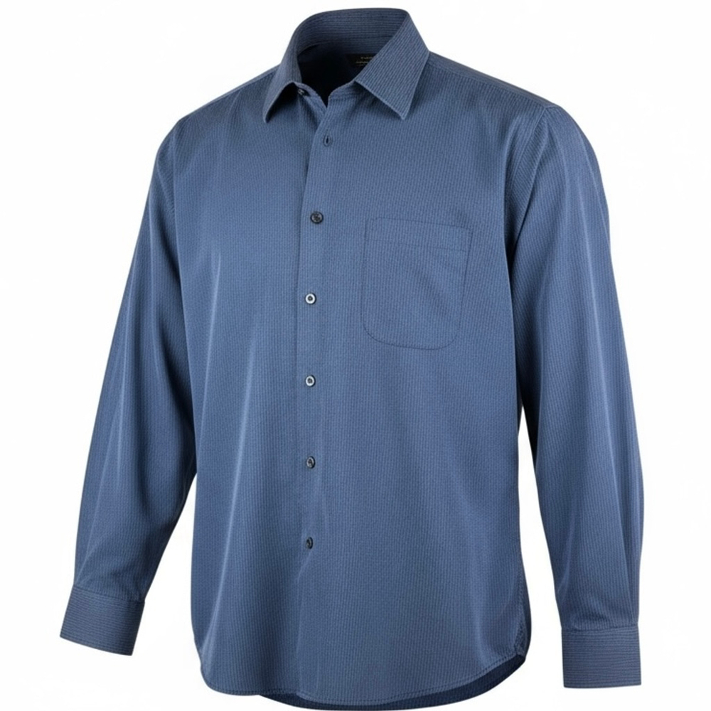 Alexander Julian Blue Pinstripe Button Down Dress Shirt Size 16 32/33